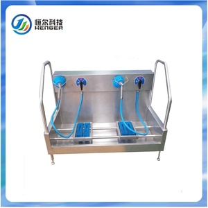 Machine de lavage de bottes industrielle manuelle facile, nettoyeur de bottes pour station d'hygiène de l'industrie alimentaire - Product Image 4