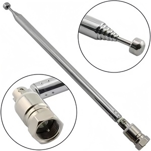 SIGNALWELL SW-TR-150 1 ensemble d'adaptateurs d'<span class=keywords><strong>antenne</strong></span> <span class=keywords><strong>radio</strong></span> DAB FM télescopiques, système mini-récepteur HiFi AV, longueur d'<span class=keywords><strong>antenne</strong></span> 750 mm, 7 sections - Product Image 3