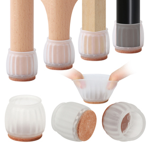 Phổ Bảng Bảo Vệ Bìa Chống Trượt Sàn Bảo Vệ Câm Vòng Vuông Ghế Chân Silicone Ghế Chân Miếng Đệm Đồ Nội Thất - Product Image 1