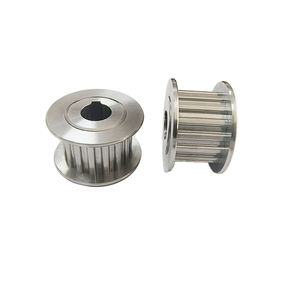 Werkseitig AT5/AT10 HTD 5M/8M Zahns ch eiben Flugzeuge Aluminium Stahl 10-80 Zähne Synchron scheiben für Verpackungs maschinen - Product Image 2