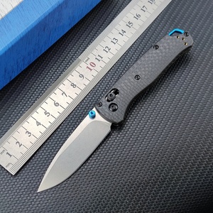 BM-MINI BUGOUT 533-3 Carbon Fiber Pocket Knife Outdoor Survival Hunting <b>Multi</b> Purpose <b>Camping</b> <b>Tool</b> Portable Daily Folding Knife - Product Image 6