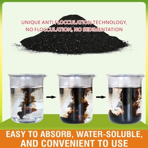 Poudre d'acide humique fulvique Angel Huang Acide fulvique Humique/acide fulvique Source minérale granulaire Engrais humate de potassium - Product Image 2