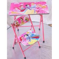 Meubles de chambre à coucher Table d'étude pliable pour enfants et ensemble de chaises