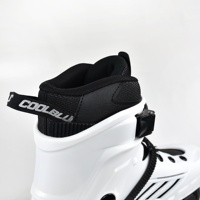 Patins à roulettes professionnels d'extérieur HEAD en aluminium réglable, 4 roues, en or blanc, avec roulements ABEC-7 en acier au carbone