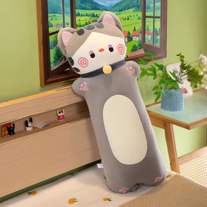 Long <b>Cat</b> <b>Plush</b> Pillow - Super Soft Hugging Toy for Kids, Cute Cartoon Stuffed Animal & Sleeping Companion - Product Image 4
