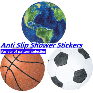 <span class=keywords><strong>Adesivi</strong></span> personalizzati PEVA antiscivolo con modelli di calcio da basket in terra decalcomanie antiscivolo per pavimenti da <span class=keywords><strong>bagno</strong></span> e doccia - Product Image 2