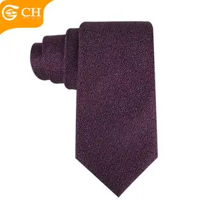 El yapımı özel yüksek kaliteli ipek Corbata resmi iş noktalı mat kırmızı kravat % 100% İpek baskılı erkek takım elbise kravat
