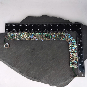 Collar de Conchas de Abulón Natural Estilo Boho, Joyería de Madreperla, Collar de Conchas Gruesas con Diseño de Escamas de Pescado, Venta Caliente 2025 - Product Image 4