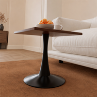 Table basse moderne en bois massif durable avec un design luxueux pour le salon et l'hôtellerie