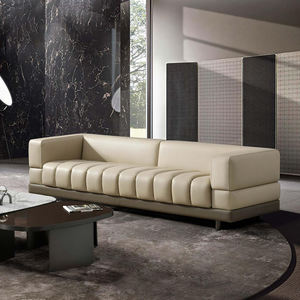 Canapé de réception moderne en cuir véritable pour le salon Hôtel École Atelier Commercial Officina <span class=keywords><strong>Ensemble</strong></span> de salle d'attente - Product Image 4