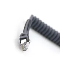 Retractable Spring Spiral Curly Coiled Cord, 12V