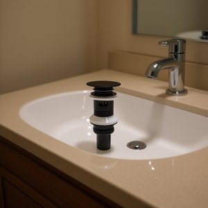 Tapón de desagüe para lavabo de baño, filtro desatascable de 3 pulgadas con rosca para lavabo, diseño contemporáneo, estilo moderno - Product Image 2