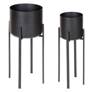 Jardinière en métal en fer avec support Fabricant et exportateur en gros Nouveau design Décoration de jardin Jardinière en métal Fournisseur - Product Image 4