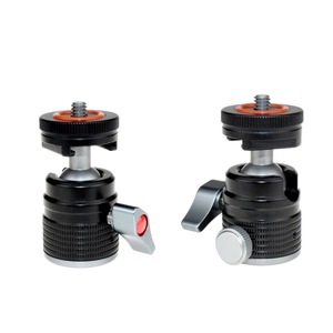 Mini trípode con cabezal esférico de aleación de aluminio con rotación de 360 grados para cámara de teléfono, soporte para transmisión en vivo y vlogs - Product Image 1