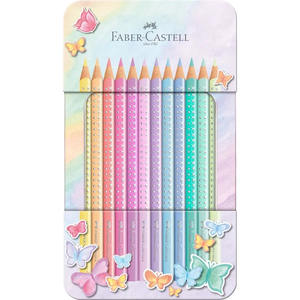FABER CASTELL - CONFEZIONE DA 12 MATITE COLORATE LUMINOSHE - Product Image 1