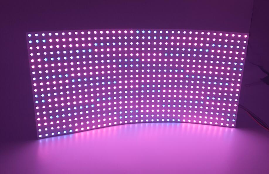22Khz flicker-free RGB APA102 LED Pixel Panel full color 5V flexible digital pixel led light panel