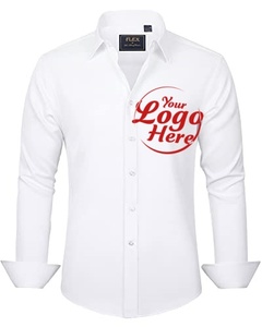 Camisetas informales Premium para hombre, estampado de verano, tela elástica de algodón 100%, Manga corta sin arrugas, botones, venta al por mayor - Product Image 2