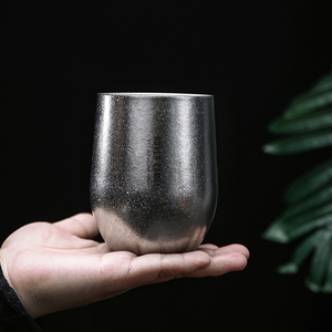 Tazza in Titanio a Doppia Parete da 400ml, Resistente al Calore, Mini Tazza per Tè e Bevande, Tazza da Campeggio per Caffè, <span class=keywords><strong>Accessori</strong></span> da Campeggio - Product Image 3