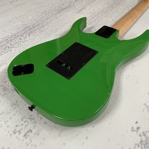 Guitarra Eléctrica de 7 Cuerdas con Cuerpo Negro, Puente Dorado, Pastillas HSH, Cuerpo Personalizable, Diapasón de Palisandro, Envío Rápido - Product Image 6