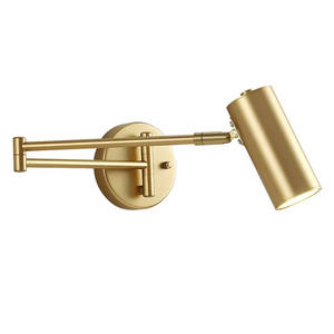 Tường chiếu sáng <span class=keywords><strong>Swing</strong></span> cánh tay có thể điều chỉnh Tường Đèn Treo Tường Đèn tường cho đầu giường Mỹ Telescopic xoay gấp lịch thi đấu ánh sáng kim loại - Product Image 2