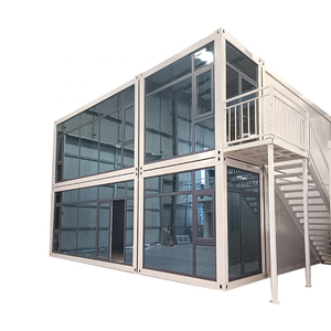 Casa Contenedor Económica Personalizada de 20 pies, Diseño Plegable de Dos Pisos para Uso como Villa, Opción de Paquete Plano - Product Image 1