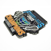 Médaille de sport en métal à prix compétitif du fabricant, avec ruban souvenir gravé et émail personnalisé, pour récompense de la Ligue des Champions