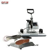 3 en 1 Multifonction Chaussures Presse À Chaud T-shirt Machine D'impression Logo Imprimante