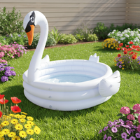 Piscine gonflable flamant rose personnalisée très populaire pour enfants, piscine gonflable cygne pour bébés, jouet de baignade d'extérieur pour l'été