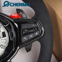 Volant CS pour BMW Série 3 4 5 G20 G21 G80 G81 G22 G23 G26 G30 G32 G87 G80, cuir suédé, volant sport adapté