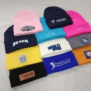 Bonnet tricoté personnalisé avec logo pour adultes, enfants et bébés – Idéal pour l'automne, l'hiver, le ski et le patinage en extérieur - Product Image 6