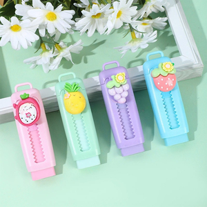 Gomma da cancellare creativa push-pull per studenti, 4B, per disegno e test, simpatica gomma a spinta a forma di cartone animato, all'ingrosso - Product Image 6