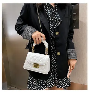 일본 스타일 라이트 옐로우 럭셔리 봉제 화장품 제조 업체 여자의 흰색 판지 토트 가방 Pu 핸드백