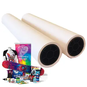 Beste Inkjet Doek Premium Quick Droge Warmte Pers Overdracht Sublimatie Papier Roll Voor Digitaal Printen