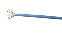 Kabel Jaringan Ethernet Lan Terlindung Cat7 U/FTP 305m dengan Konduktor Terpilin 23AWG Anti-interferensi Premium untuk Komunikasi Gigabit.
