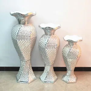 Nuovo Design di Cristallo Vaso di Vetro Per La Cerimonia Nuziale Centri Tavola di Nozze E Decorazione Della Casa
