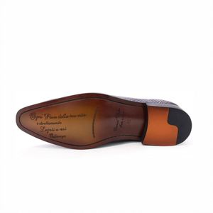 Chaussures Oxford en cuir véritable pour homme, à lacets, grises, habillées - Product Image 4