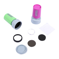 Tampon numérique flash YDM20 multicolore à impression numérique, motif dessin animé, pour commentaires d'enseignant, en plastique, pour usage bureautique, vente en gros