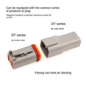 Borne de connecteur étanche automobile DTM04-12P prise de faisceau de câbles fil à fil - Product Image 2