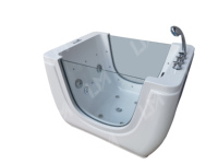 Baignoire intérieure moderne en acrylique pour bébé Baignoire à remous hydromassante pour bébé