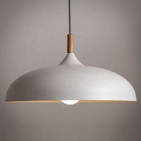 Moderne Simple Haute Qualité Décoration de La Maison salle à manger Cuisine Blanc Noir Dôme Pendentif Lumières