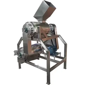 industrial screw type apple juice extractor machine