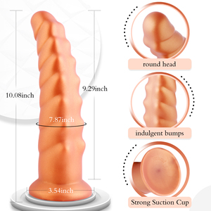 Envío Directo, Dildo <span class=keywords><strong>de</strong></span> Silicona Hismith Golden Dragon Tail <span class=keywords><strong>de</strong></span> 10.08 Pulgadas, Dildo con Ventosa para Mujeres y Hombres, Juguete Sexual Realista - Product Image 2