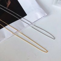 Bijoux en acier inoxydable réglable bricolage vis broche curseur boule perles positionnement chaînes multifonctions collier
