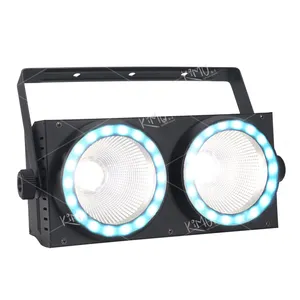 2x100w Led Blanc Cob Audience Blinder Light pour Mariage Scène Bar Dj Disco