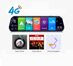 Specchietto Retrovisore Auto 4G GPS 11,26 Pollici con DVR di Sicurezza AHD Schermo Intero Grandangolare Registratore Personalizzato Scatola Nera - Product Image 4