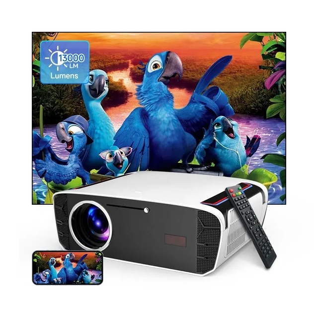 High End 1080P LCD GTV System 4K Ready 1850ANSI Lumens Portable Projector 100-200 Units MOQ Fast Delivery Wholesale for Small