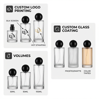 Flacon de parfum en verre vide de luxe de 10 ml avec pulvérisateur à pompe pour l'emballage de parfums (couleur personnalisée)