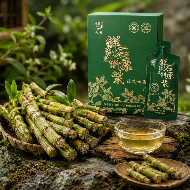 Qidan Private Label Natural Herbal Dendrobium Extract Drink Immune Support Antioxidant Digestive Health Botanical Beverage OEM