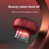 Produits chauds thérapie électrique intelligente grattage masseur vide électrique ventouses outil de grattage pour le dos du corps rouge chaleur ventouses