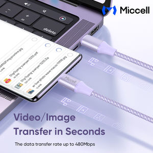 Cable de Datos Tipo-C Resistente con Material TPE 2 en 1, Cable de <span class=keywords><strong>Carga</strong></span> Rápida <span class=keywords><strong>y</strong></span> Transferencia de Datos como Cable USB para Teléfonos Móviles <span class=keywords><strong>y</strong></span> Tabletas - Product Image 3